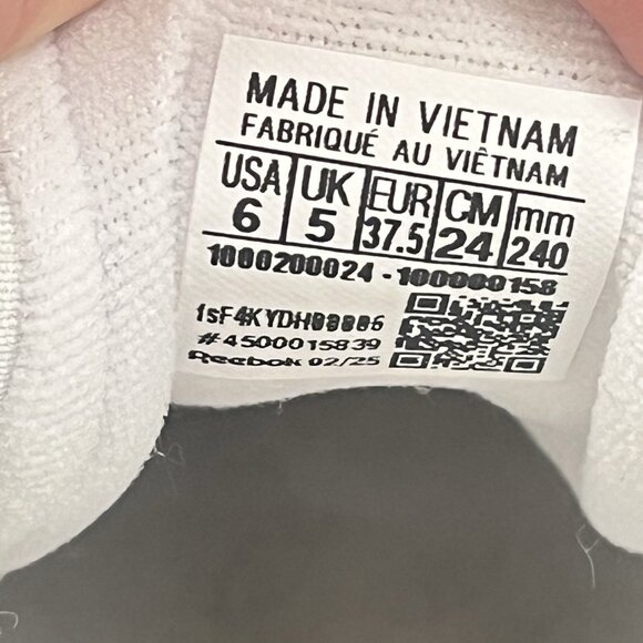 Reebok Club C 85 Leather White Sneakers Sz Mens 6 - Picture 5 of 7